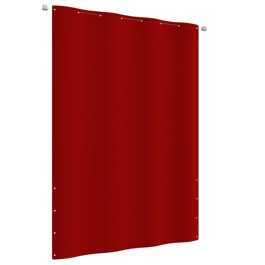 JUNG Vida Balkon-Sichtschutz Rot 160x240 cm Oxford-Gewebe