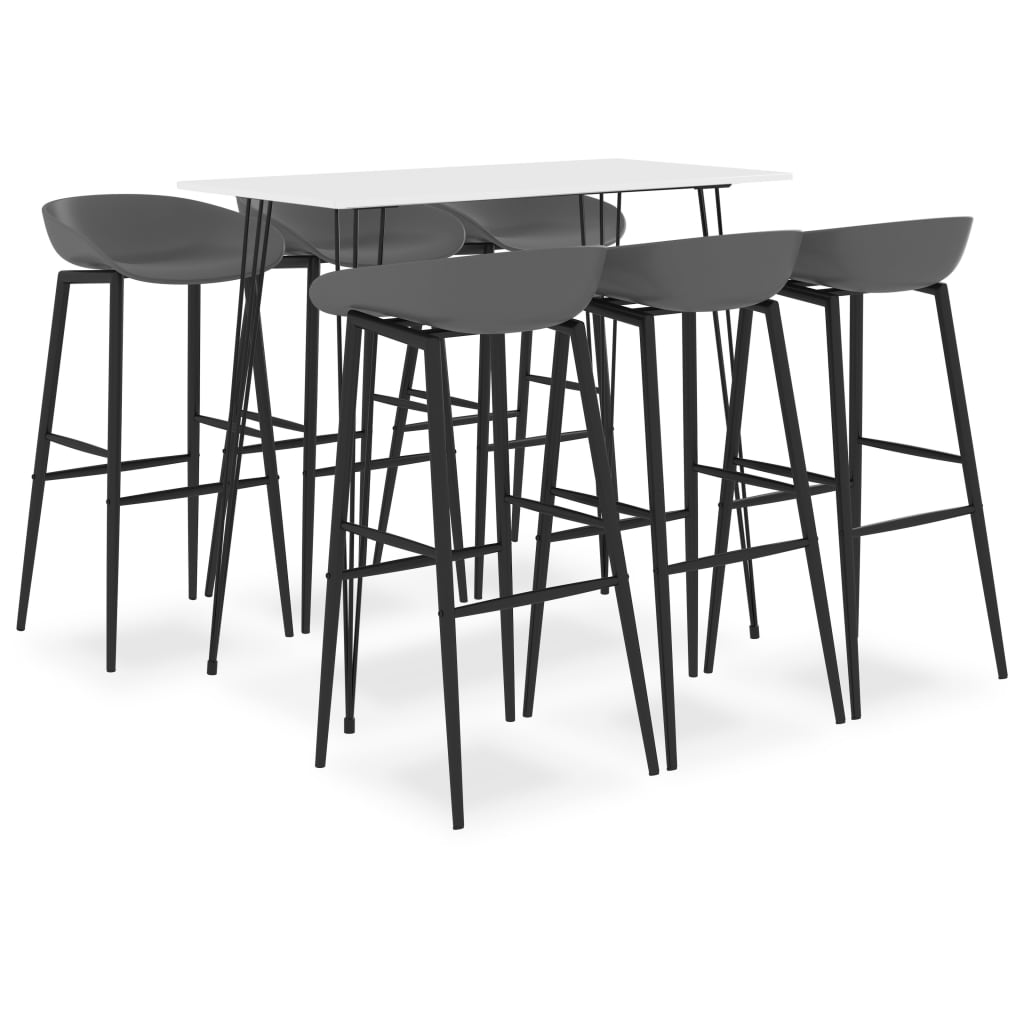 JUNG Vida 7-tlg. Bar-Set Weiß und Grau