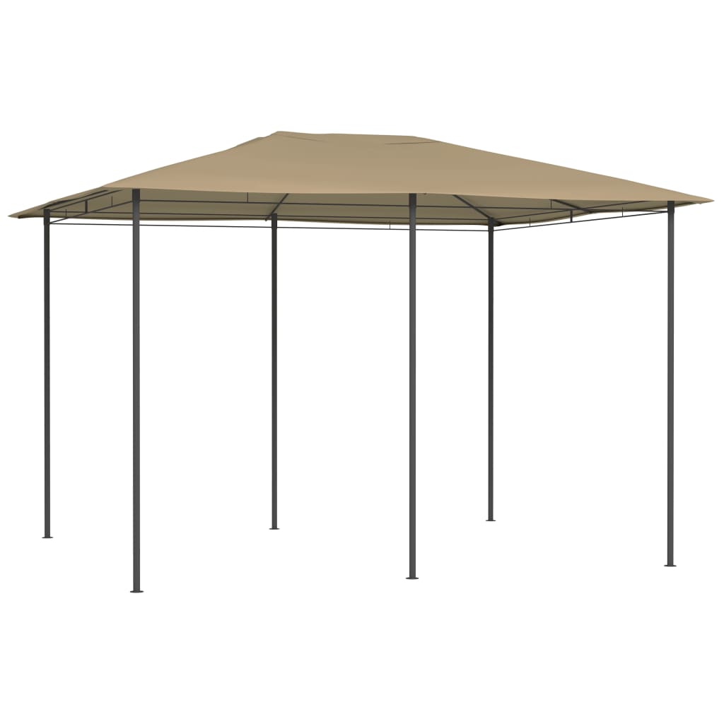 JUNG Vida Pavillon 3x4x2,6 m Taupe 160 g/m²