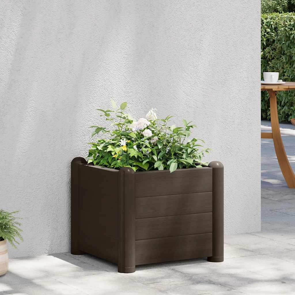 JUNG Vida Garten-Hochbeet PP Mokka 43x43x35 cm