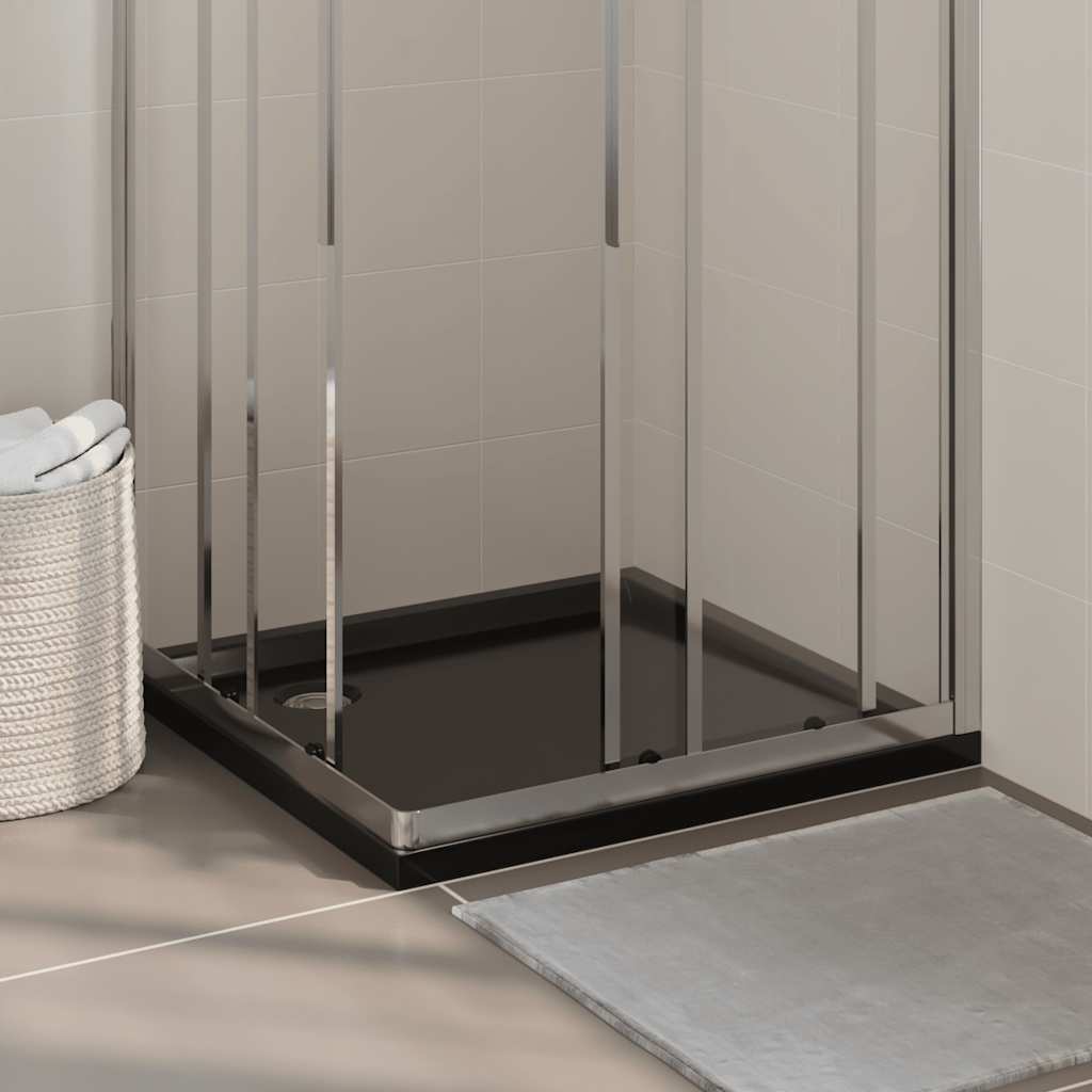 JUNG Vida Duschtasse ABS Quadratisch Schwarz 80x80 cm