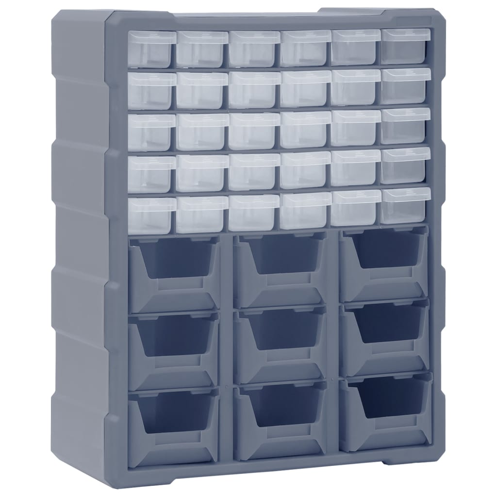 JUNG Vida Multi-Schubladen-Organizer mit 39 Schubladen 38x16x47 cm