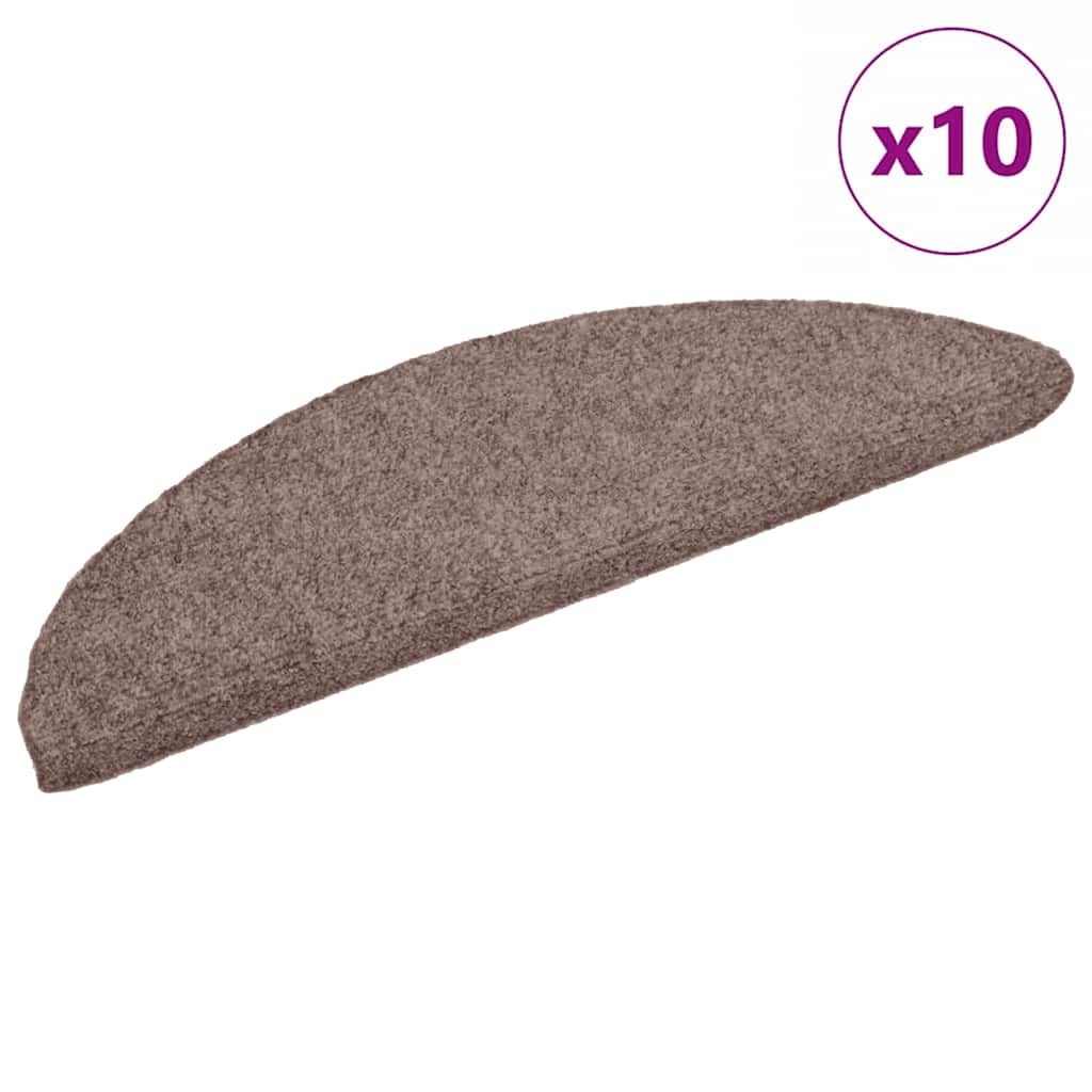 JUNG Vida Stufenmatten Selbstklebend 10 Stk. 56x17x3 cm Hellbraun Halbrund