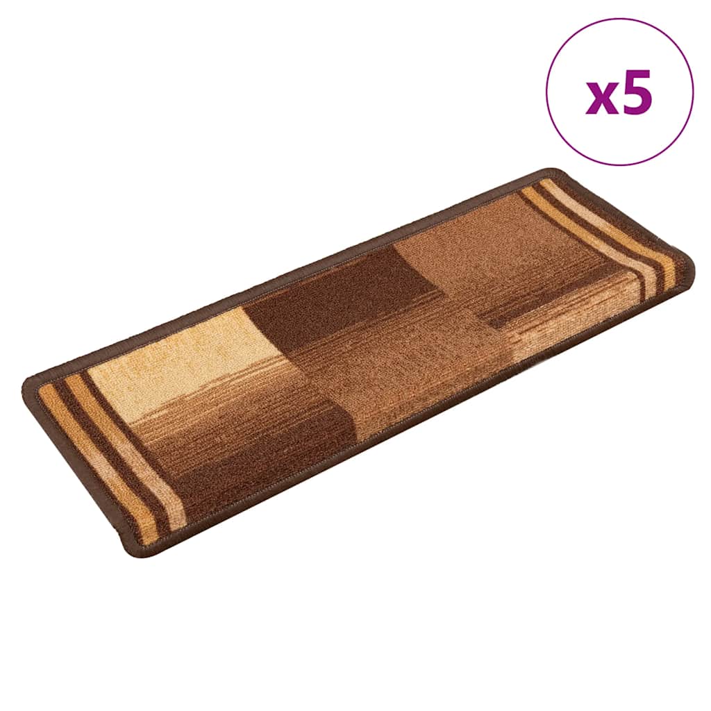 JUNG Vida Stufenmatten Selbstklebend 5 Stk. 65x21x4 cm Braun