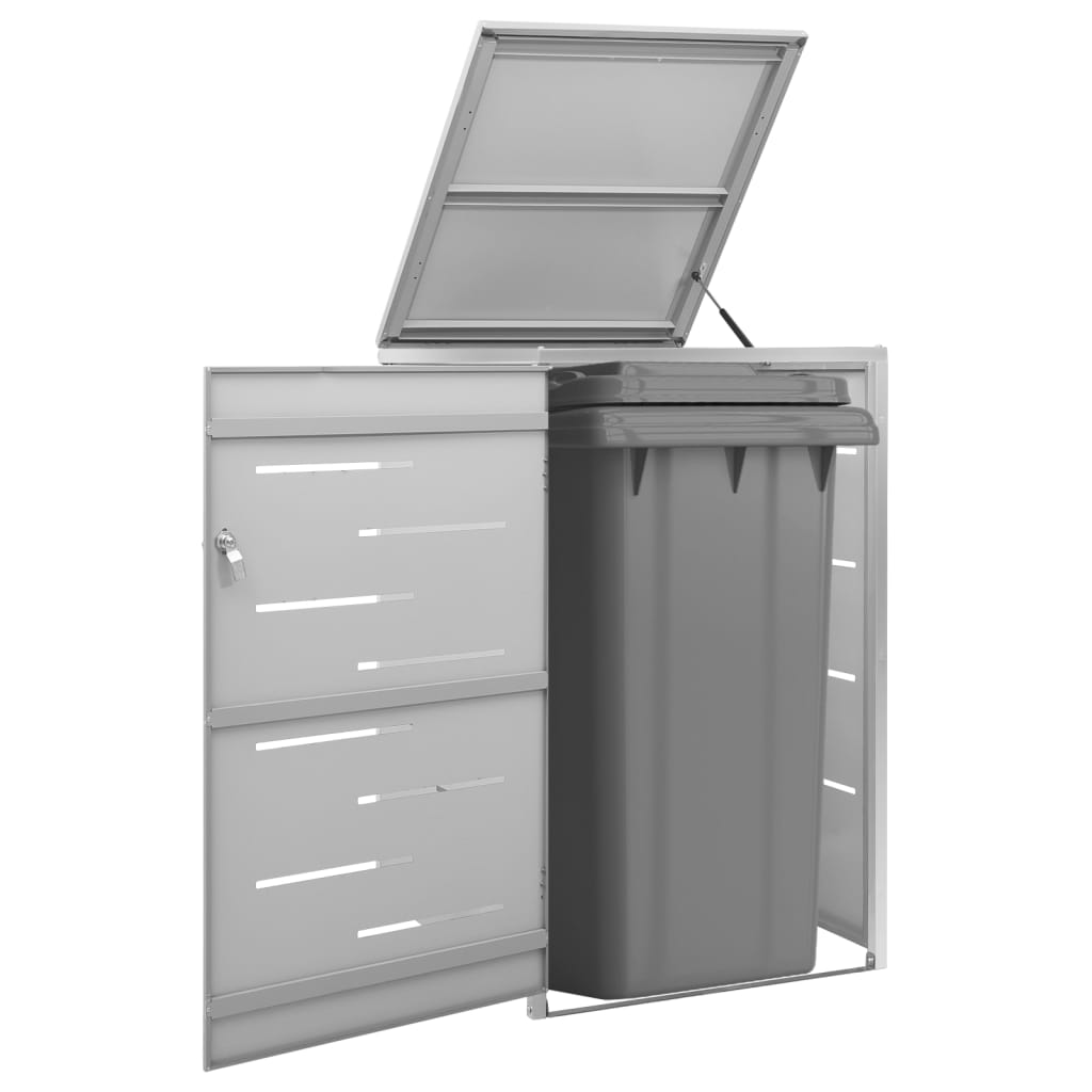JUNG Vida Mülltonnenbox für 1 Tonne 69x77,5x112,5 cm Edelstahl