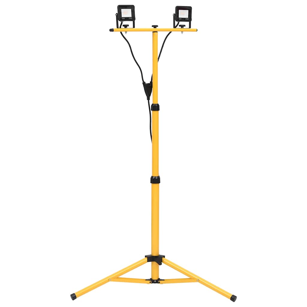 JUNG Vida LED-Fluter mit Stativ 2x10 W Warmweiß