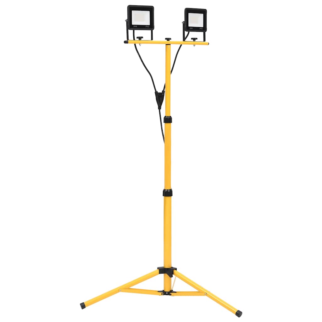 JUNG Vida LED-Fluter mit Stativ 2x30 W Warmweiß