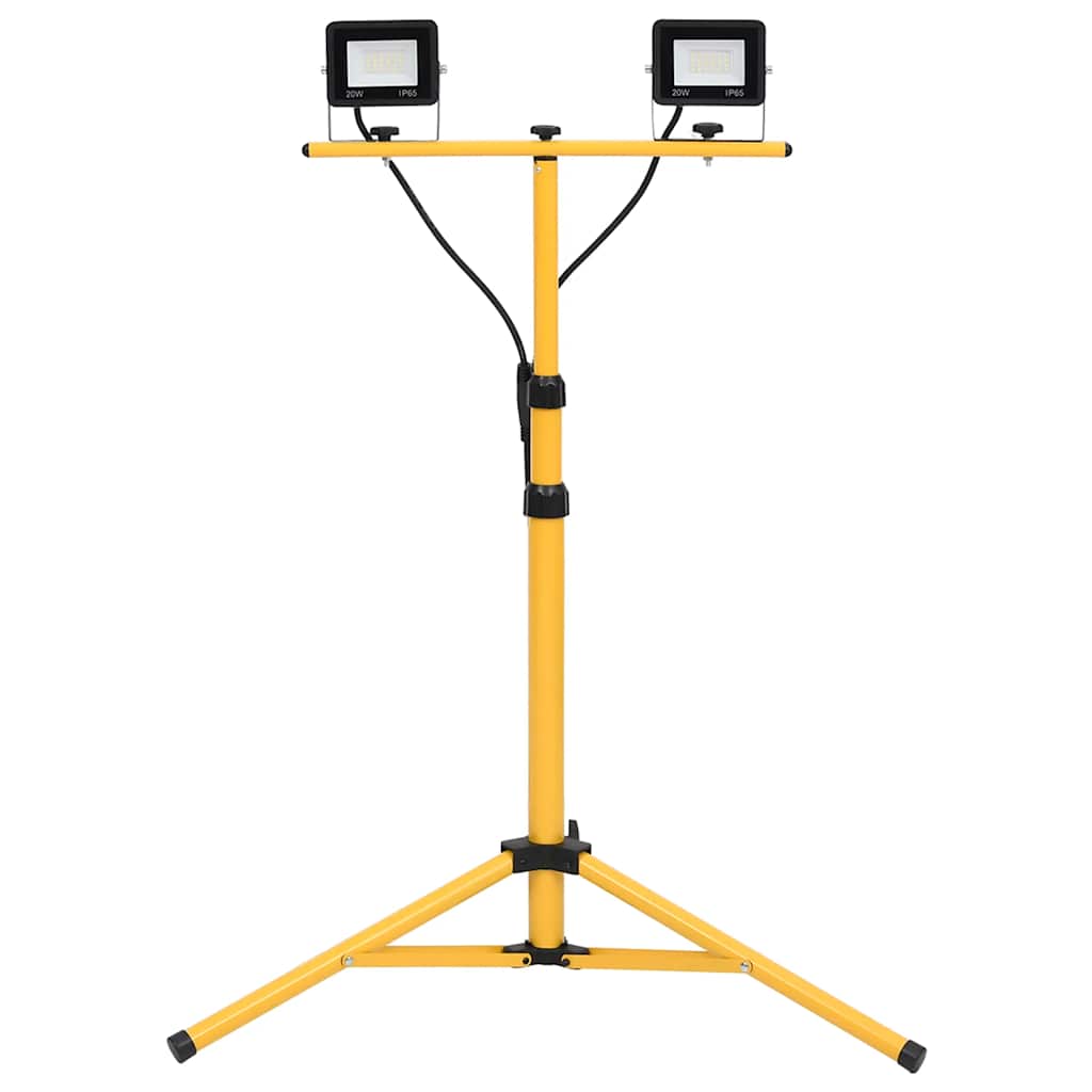 JUNG Vida LED-Fluter mit Stativ 2x20 W Kaltweiß