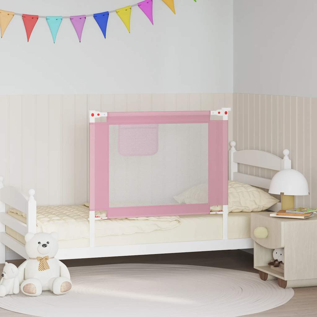 JUNG Vida Kleinkind-Bettschutzgitter Rosa 90x25 cm Stoff
