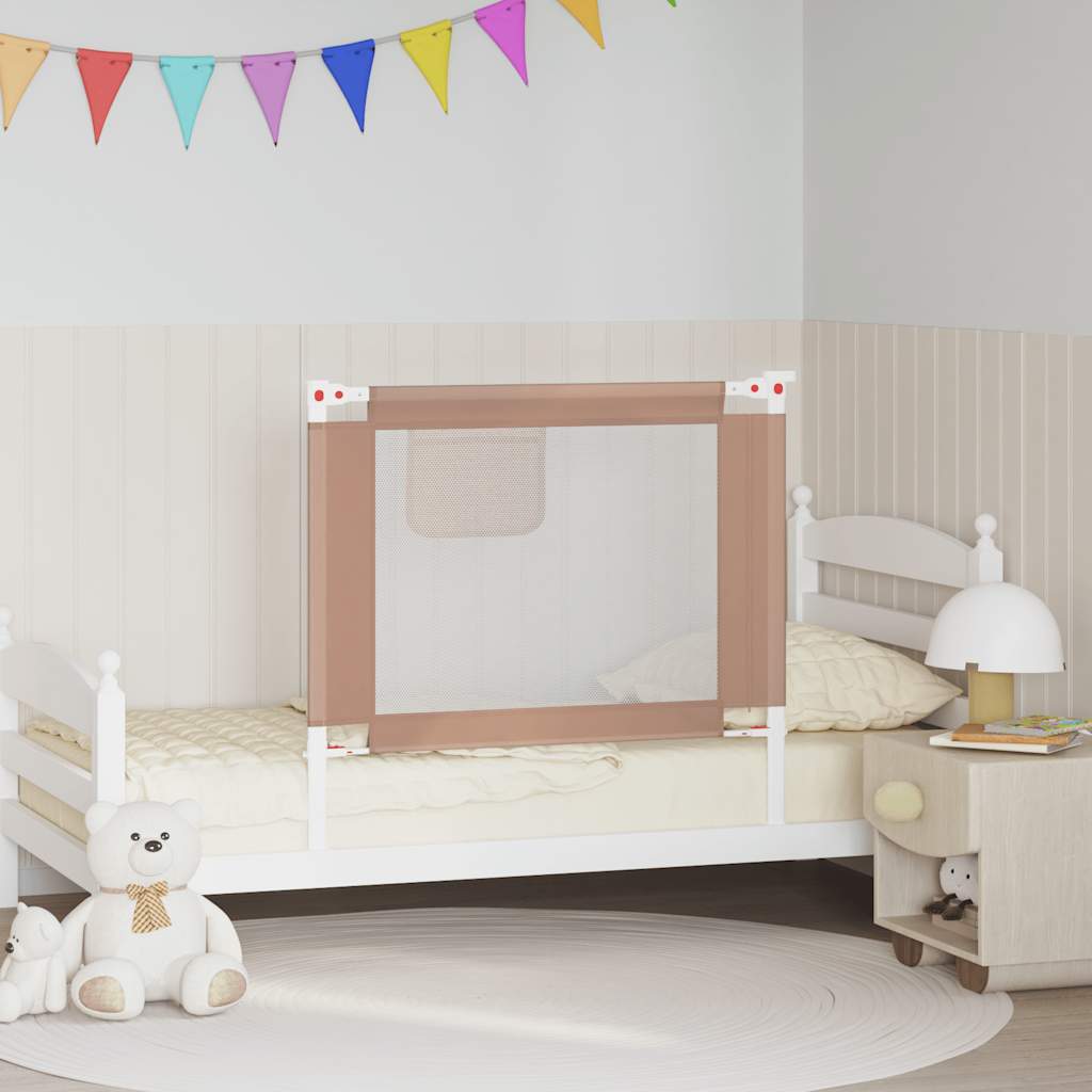 JUNG Vida Kleinkind-Bettschutzgitter Taupe 90x25 cm Stoff