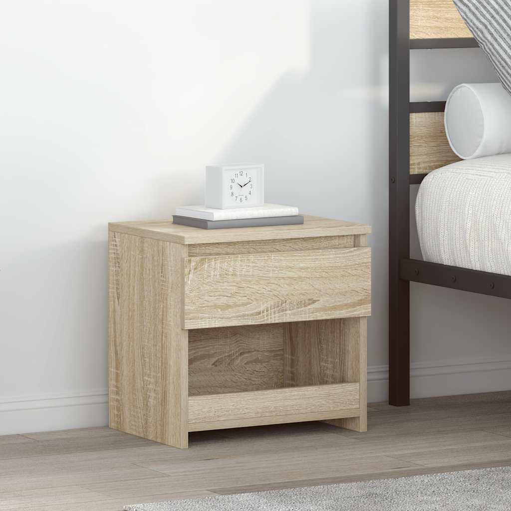 JUNG Vida Nachttisch Sonoma-Eiche 40x30x39 cm Holzwerkstoff