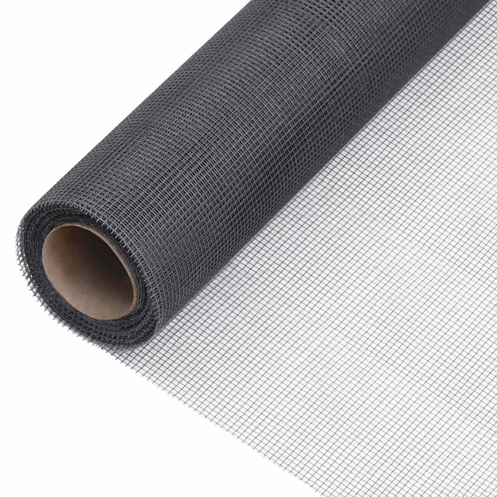 JUNG Vida Fliegengitter Fiberglas 80x2000 cm Grau