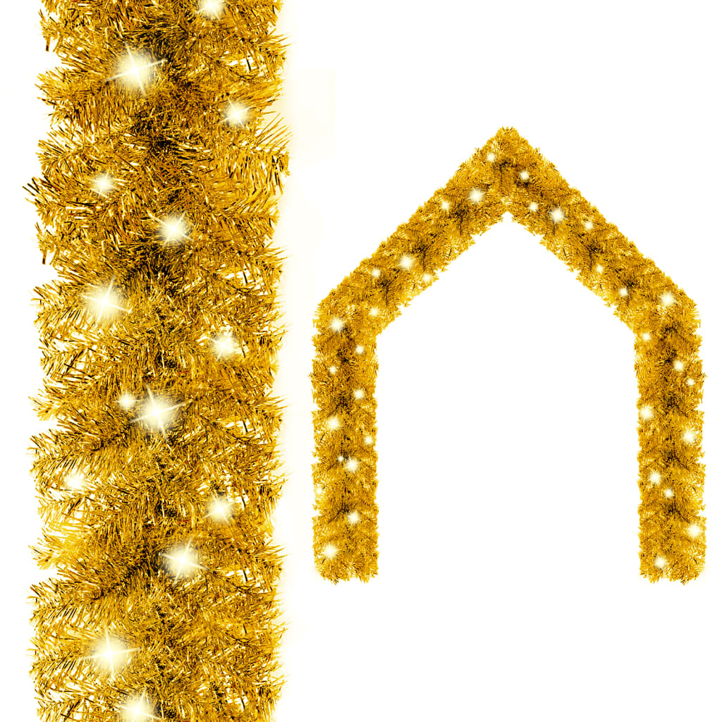 JUNG Vida Weihnachtsgirlande mit LED 20 m Golden