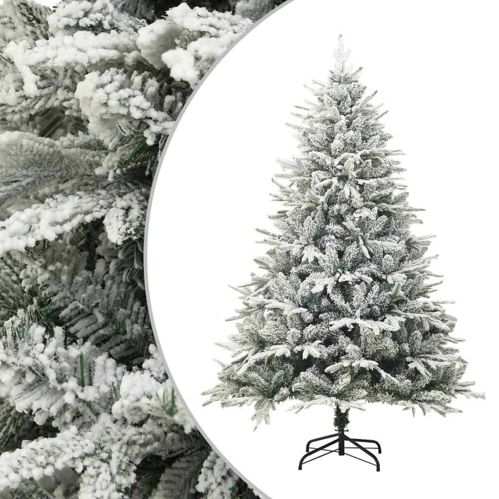 JUNG Vida Künstlicher Weihnachtsbaum Beschneit Grün 150 cm PVC PE