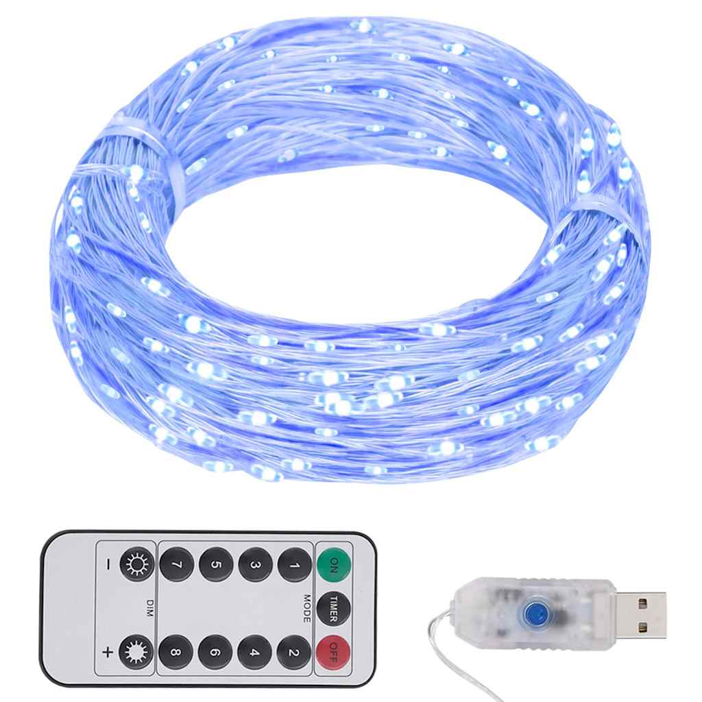 JUNG Vida LED-Lichterkette mit 300 LEDs Blau 30 m
