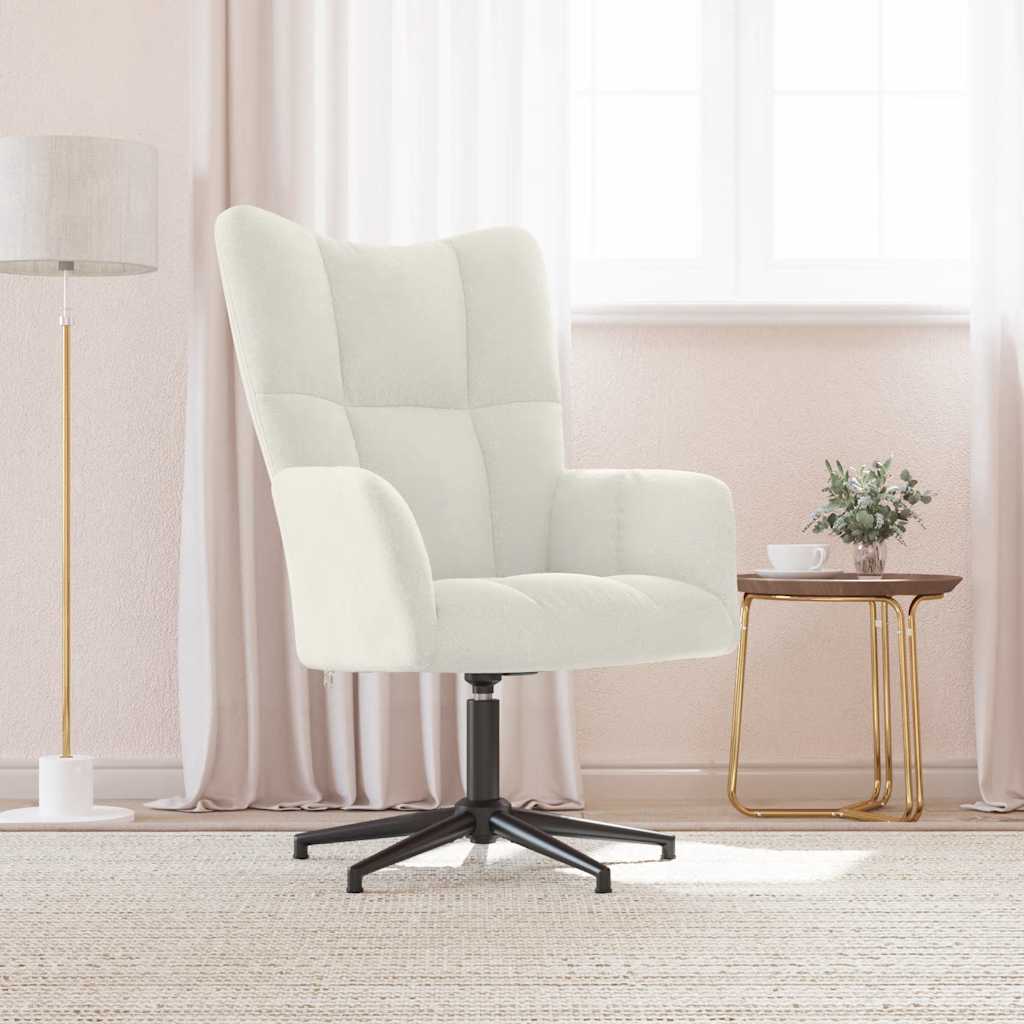 JUNG Vida Relaxsessel Cremeweiß Samt