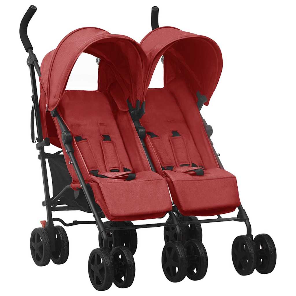 JUNG Vida Geschwisterwagen Rot Stahl