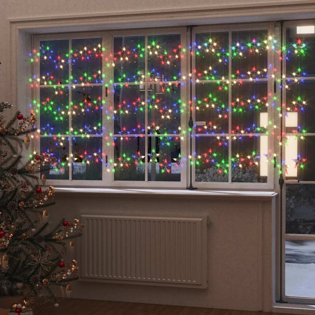 JUNG Vida LED Sternenvorhang Lichterkette 500 LED Bunt 8 Funktionen