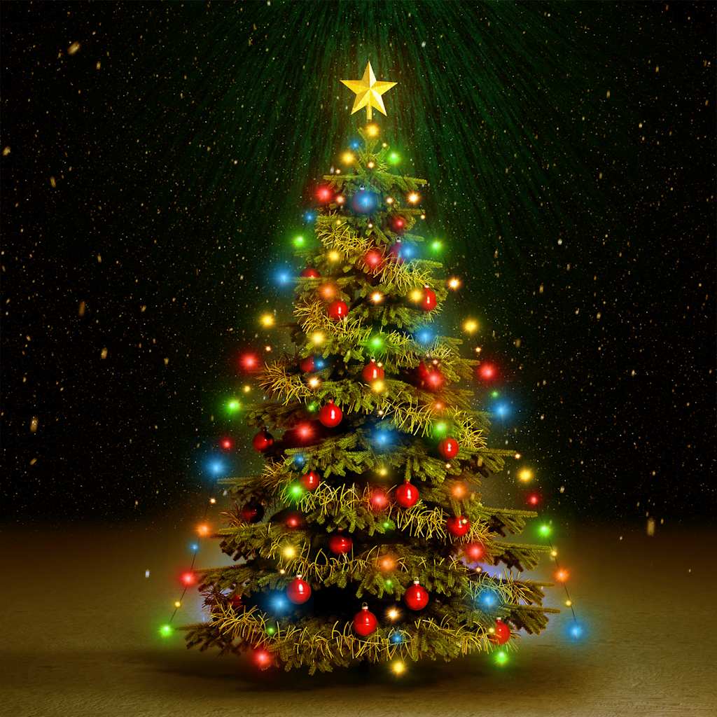 JUNG Vida Weihnachtsbaum-Lichternetz mit 210 LEDs Mehrfarbig 210 cm