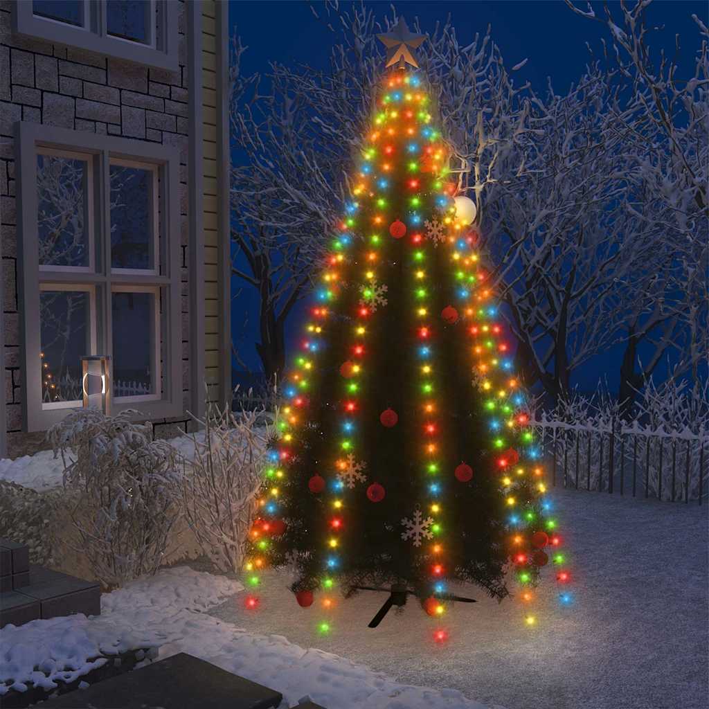 JUNG Vida Weihnachtsbaum-Lichternetz mit 300 LEDs Mehrfarbig 300 cm
