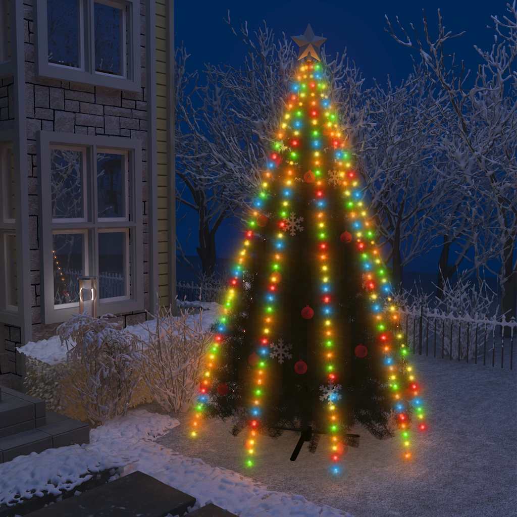 JUNG Vida Weihnachtsbaum-Lichternetz mit 400 LEDs Mehrfarbig 400 cm