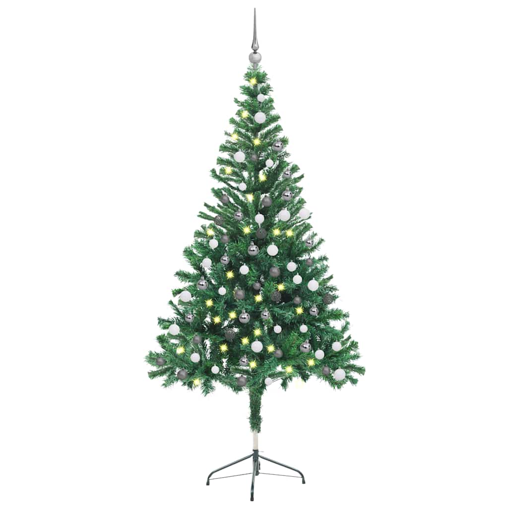 JUNG Vida Künstlicher Weihnachtsbaum Beleuchtung Kugeln 150cm 380 Zweige