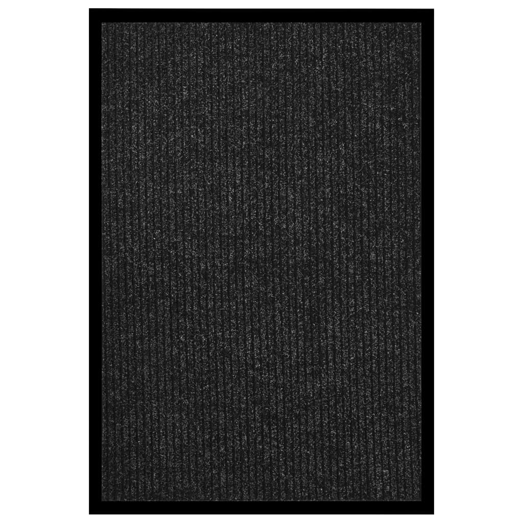 JUNG Vida Fußmatte Gestreift 80x120 cm Anthrazit