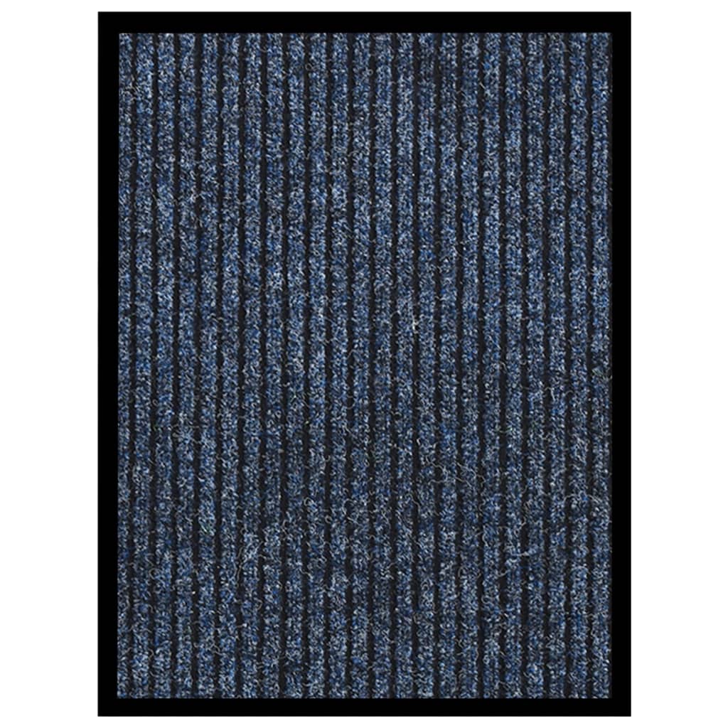 JUNG Vida Fußmatte Blau Gestreift 40x60 cm