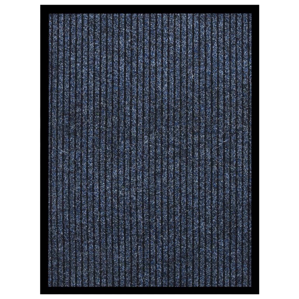 JUNG Vida Fußmatte Gestreift Blau 60x80 cm