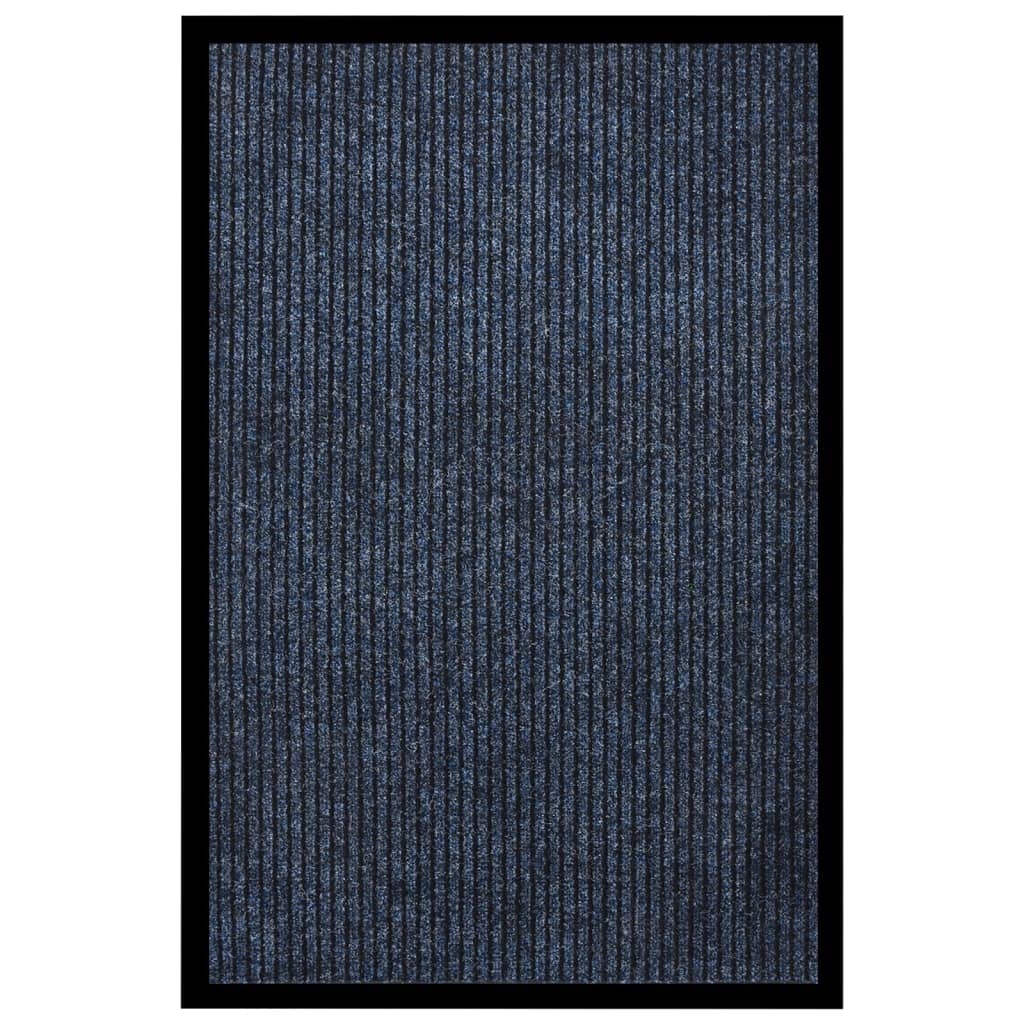 JUNG Vida Fußmatte Gestreift Blau 80x120 cm