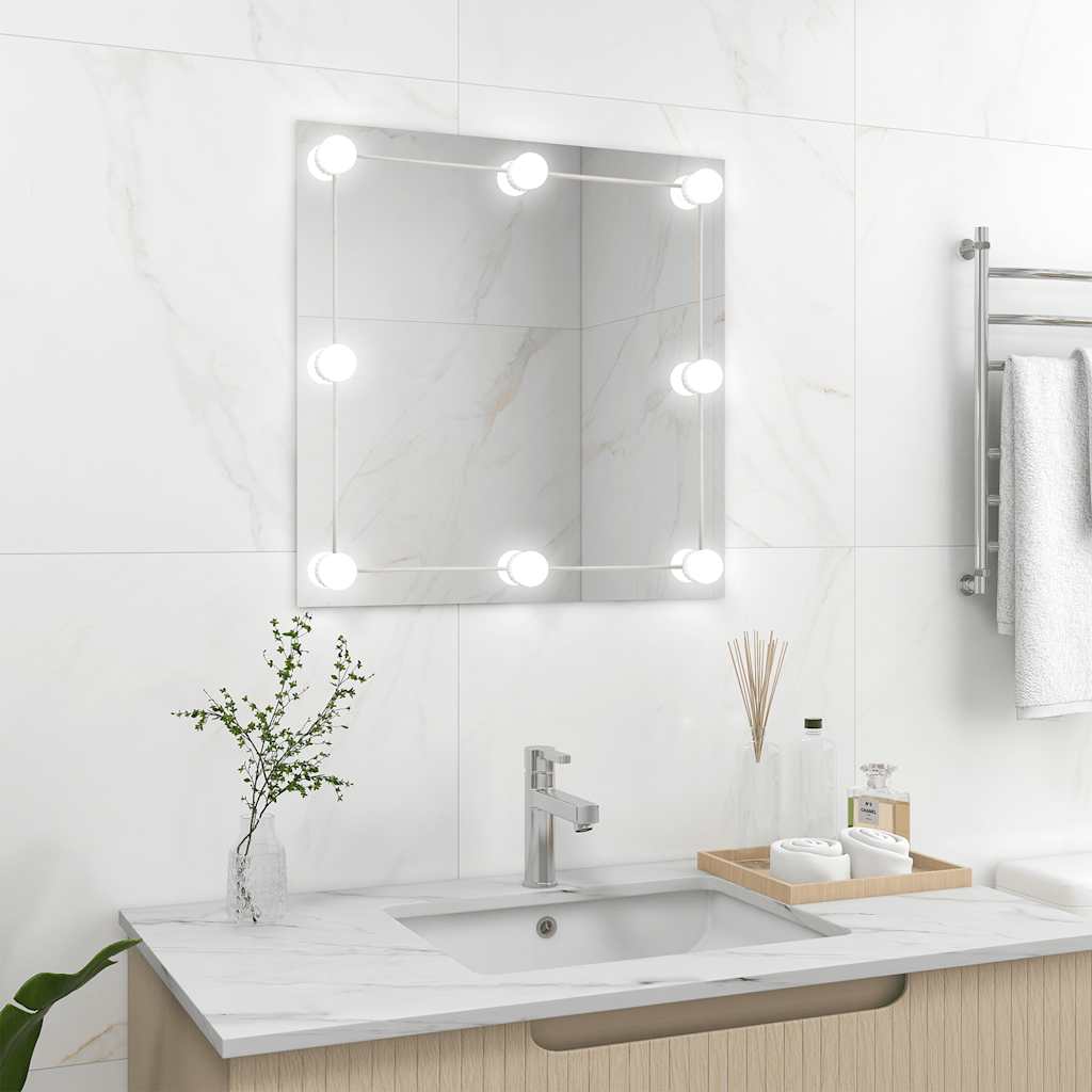 JUNG Vida Wandspiegel mit LED-Beleuchtung Quadratisch Glas