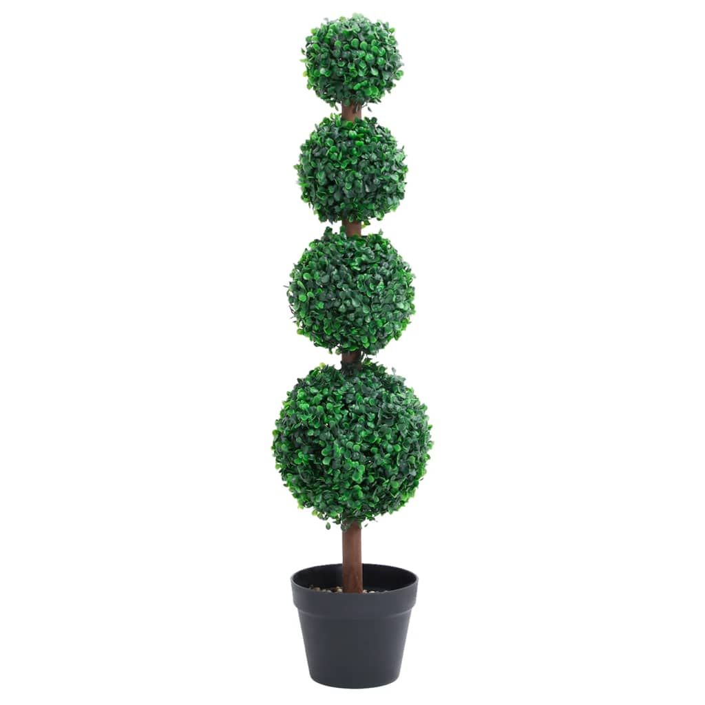 JUNG Vida Künstlicher Buchsbaum mit Topf Kugelform Grün 90 cm
