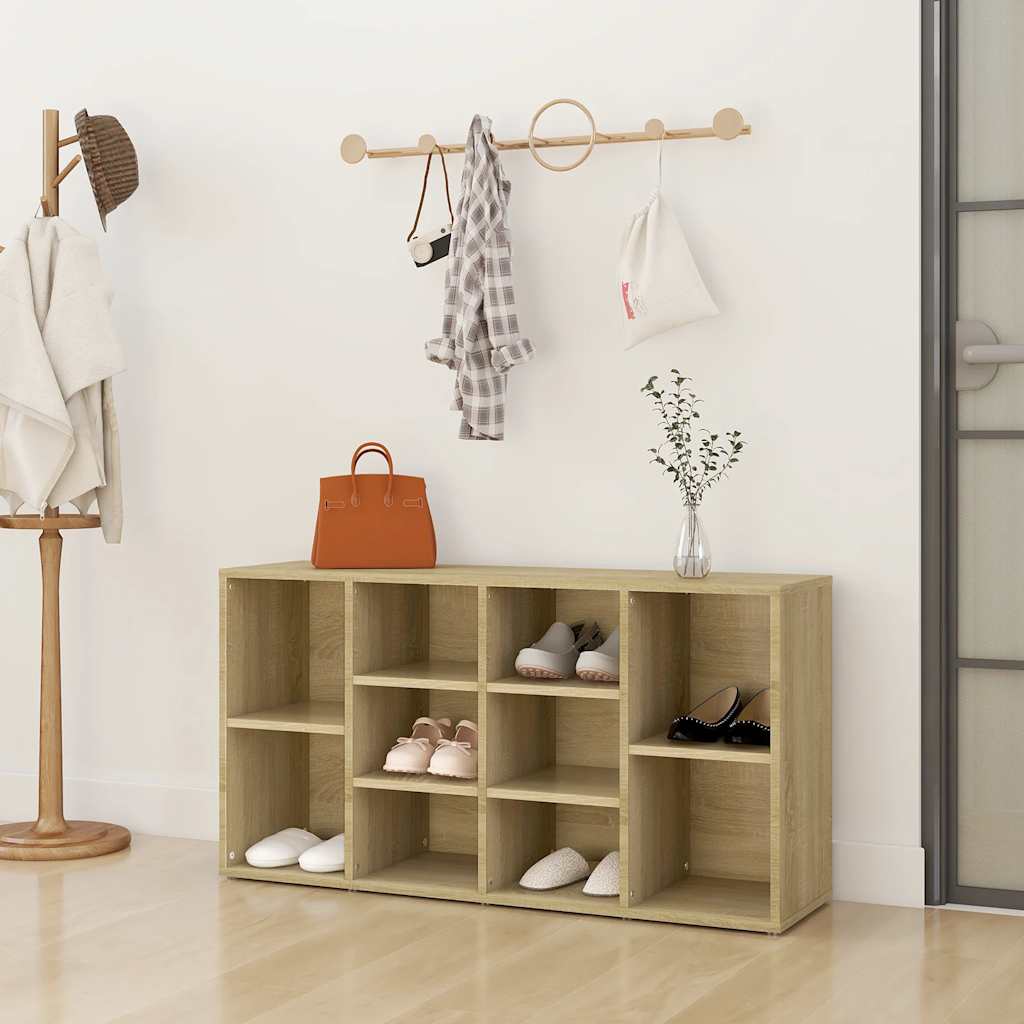 JUNG Vida Schuhbank Sonoma-Eiche 103x30x55 cm Holzwerkstoff