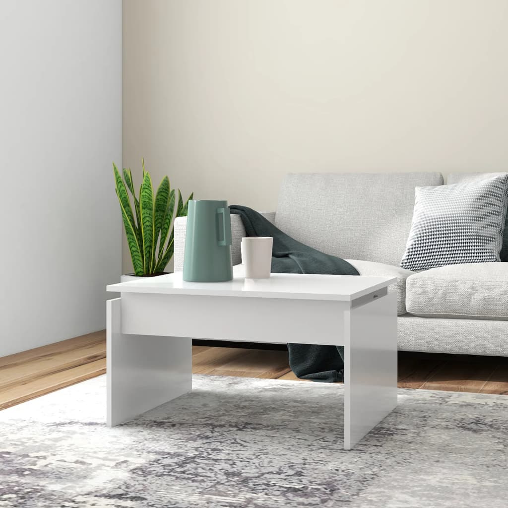JUNG Vida Couchtisch Weiß 68x50x38 cm Holzwerkstoff