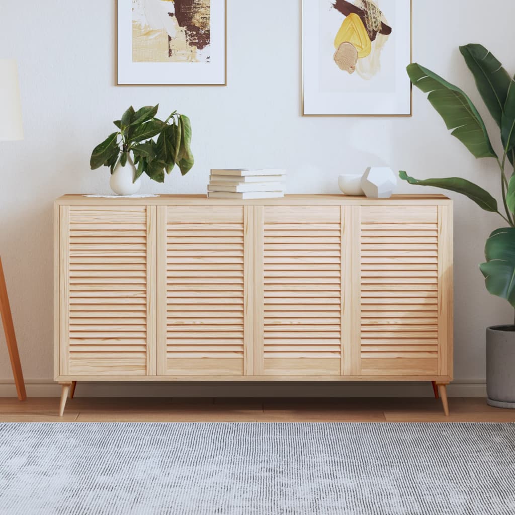 JUNG Vida Schranktüren Lamellen-Design 4 Stk. 69x39,4 cm Massivholz