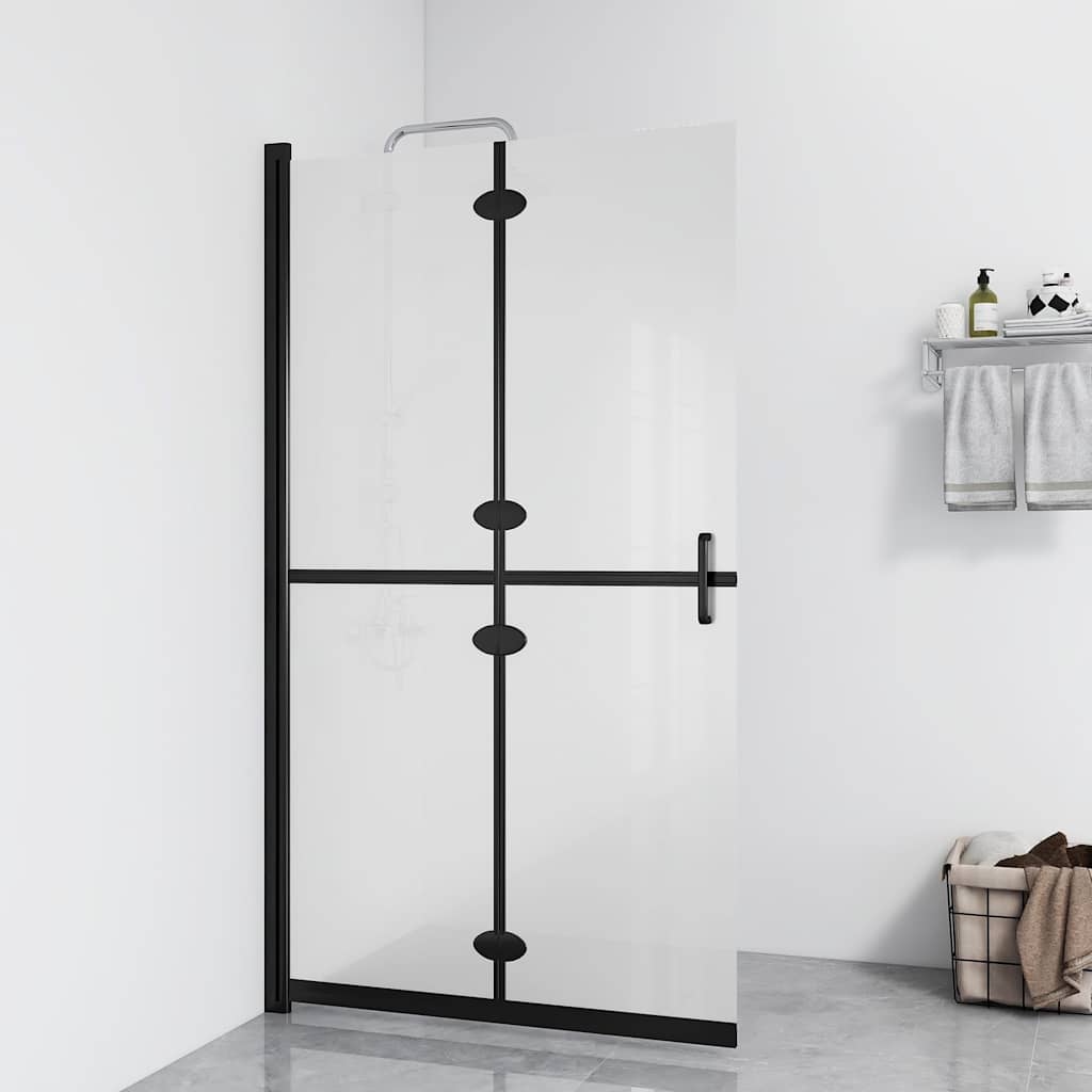JUNG Vida Faltbare begehbare Duschwand ESG-Glas mattiert 70x190 cm