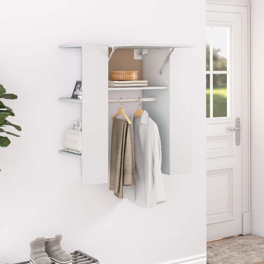 JUNG Vida Flurschrank Weiß 97,5x37x99 cm Holzwerkstoff