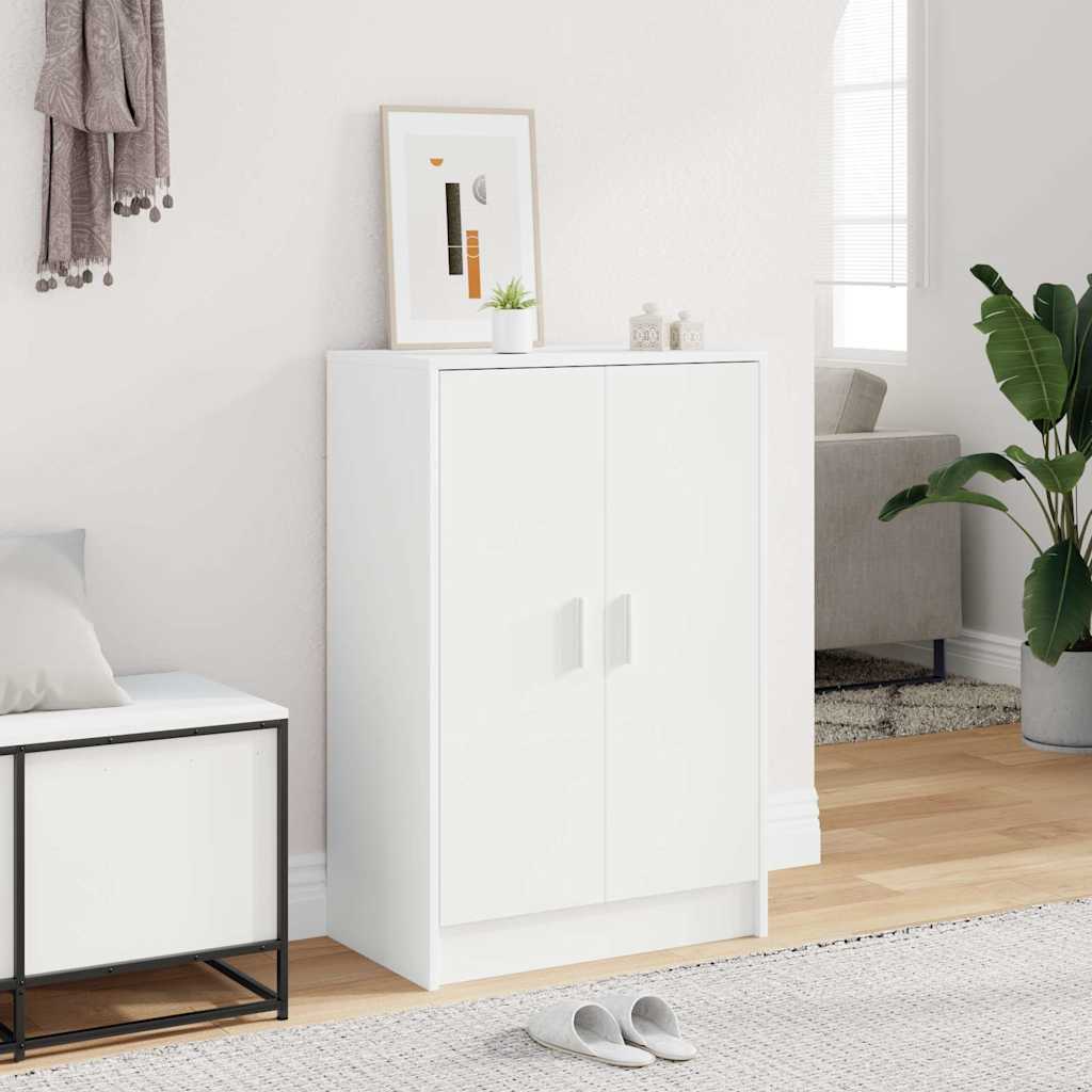 JUNG Vida Schuhschrank Weiß 60x35x92 cm Holzwerkstoff