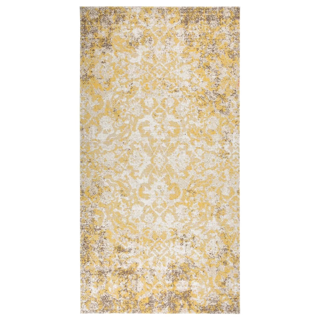 JUNG Vida Outdoor-Teppich Flachgewebe 80x150 cm Gelb