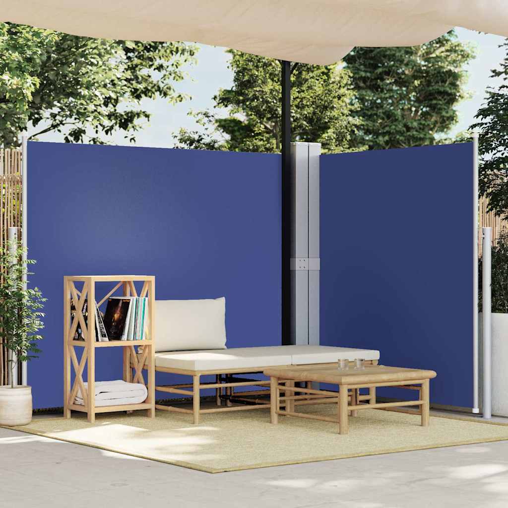 JUNG Vida Seitenmarkise Ausziehbar Blau 180x600 cm