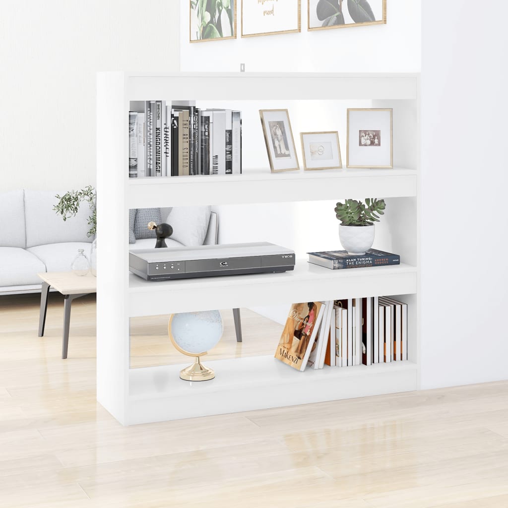 JUNG Vida Bücherregal/Raumteiler Weiß 100x30x103 cm