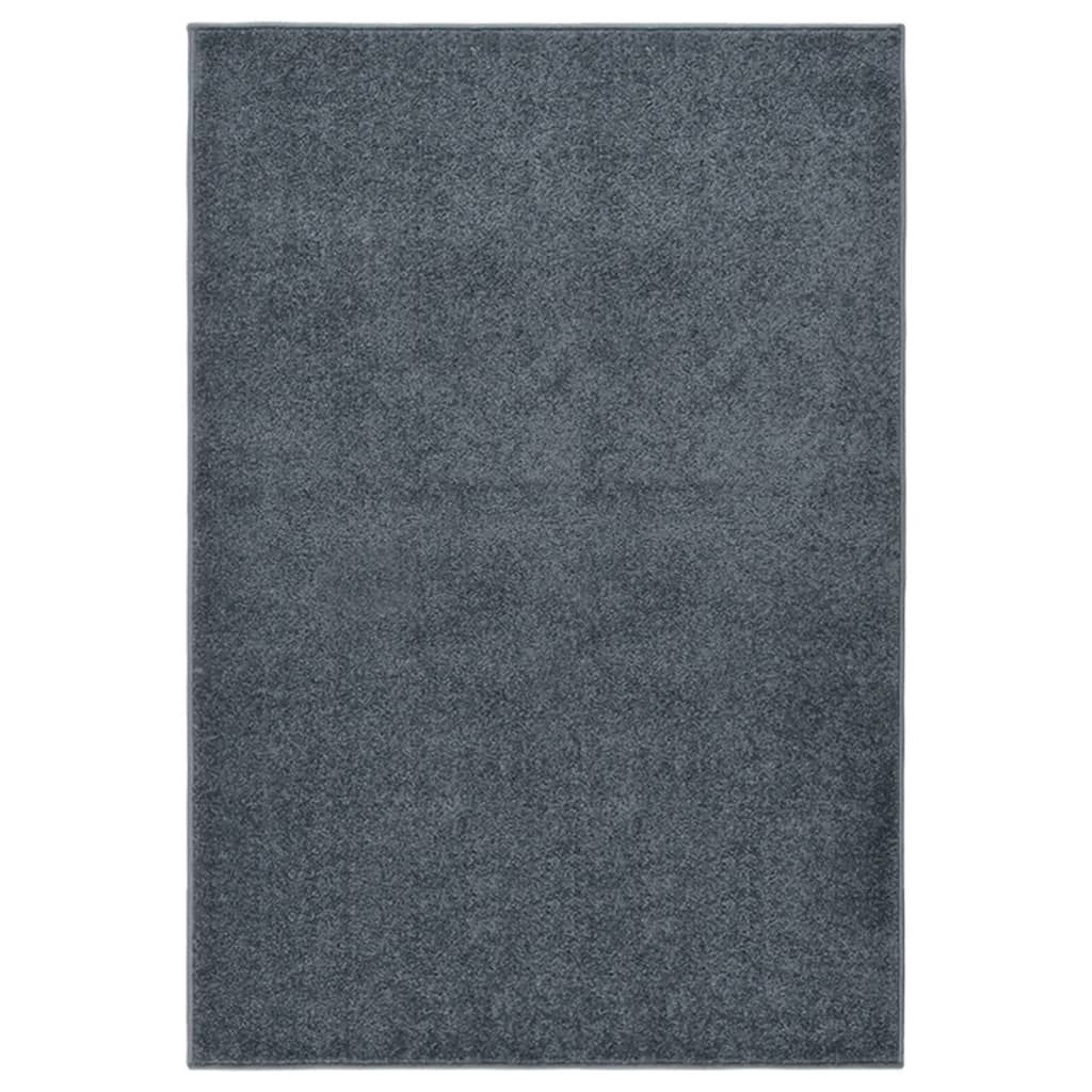 JUNG Vida Teppich Kurzflor 160x230 cm Anthrazit