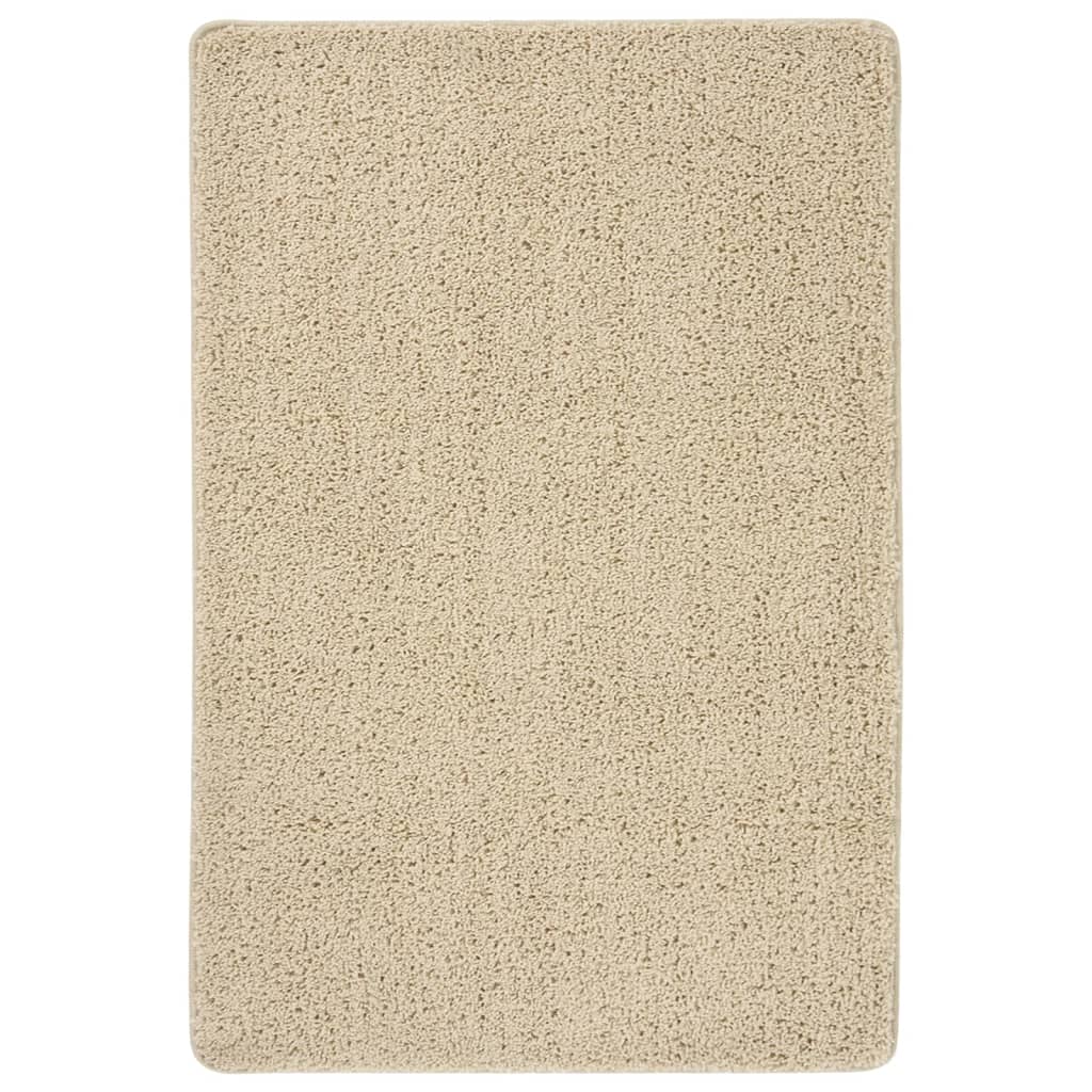 JUNG Vida Shaggy-Teppich Creme 140x200 cm Rutschfest