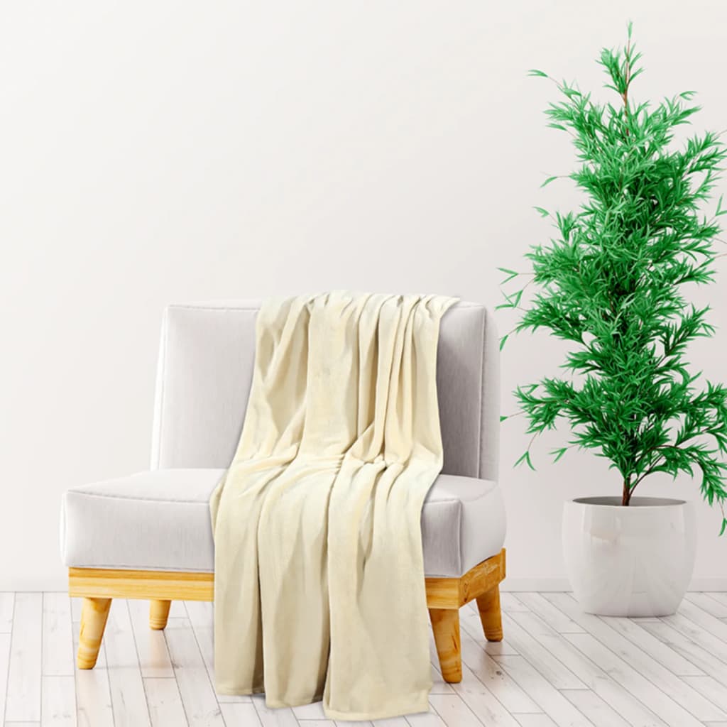 JUNG Vida Decke Creme 150x200 cm Polyester