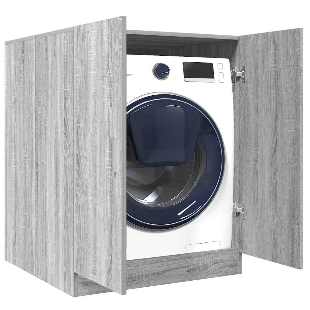 JUNG Vida Waschmaschinenschrank Grau Sonoma 71x71,5x91,5 cm
