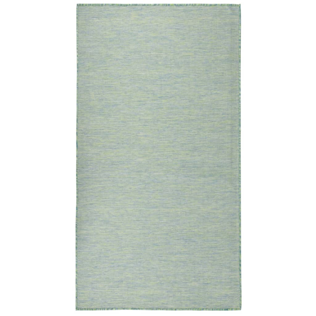 JUNG Vida Outdoor-Teppich Flachgewebe 80x150 cm Türkis
