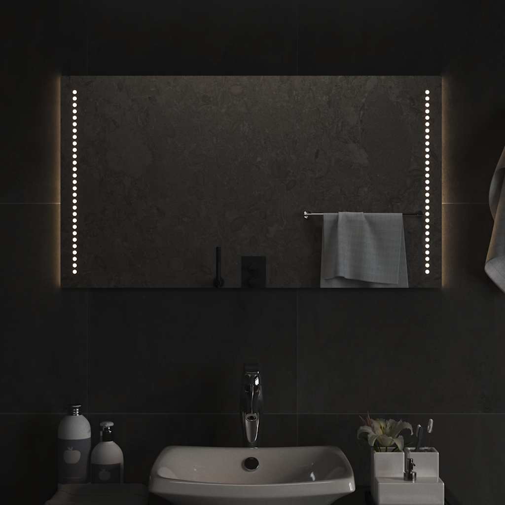JUNG Vida LED-Badspiegel 90x50 cm