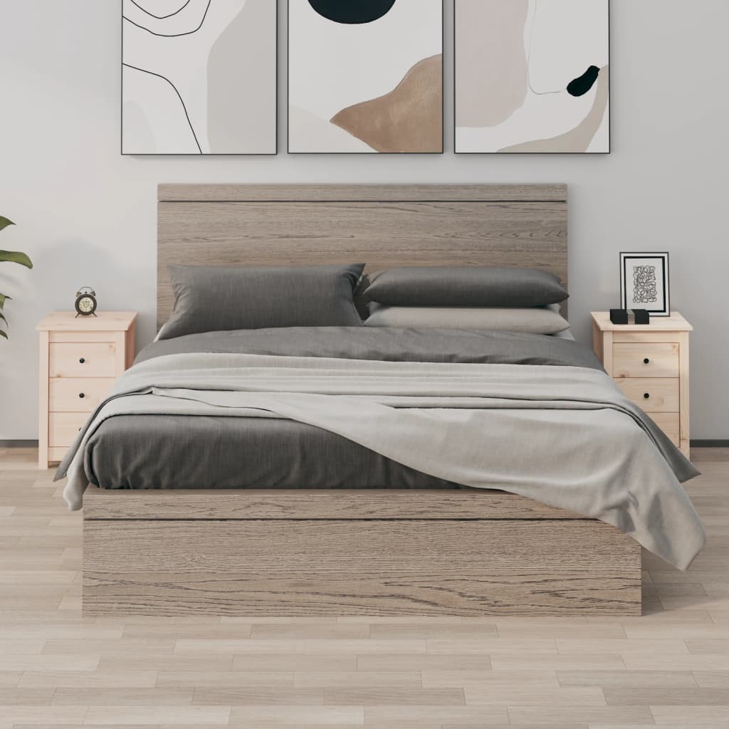 JUNG Vida Nachttische 2 Stk. 40x35x61,5 cm Massivholz Kiefer