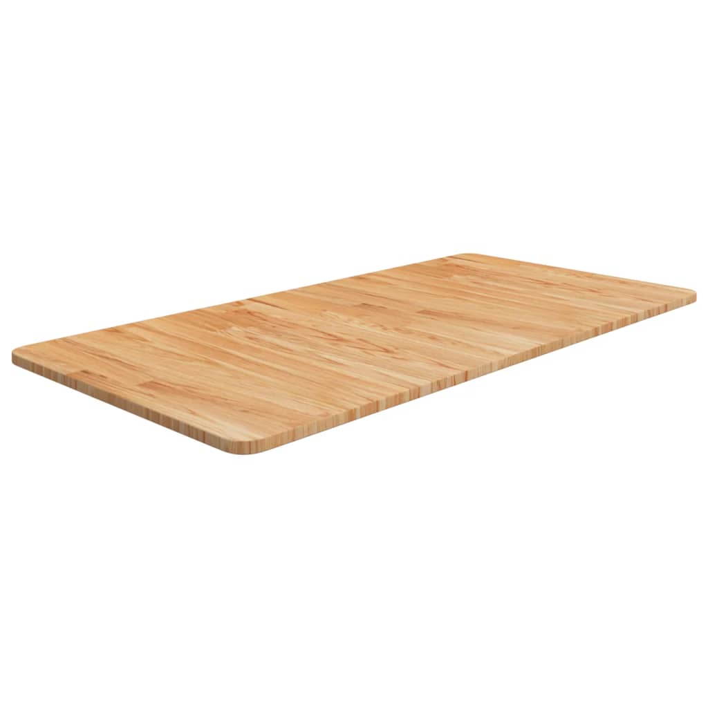 JUNG Vida Waschtischplatte Hellbraun 100x50x1,5 cm Massivholz Behandelt