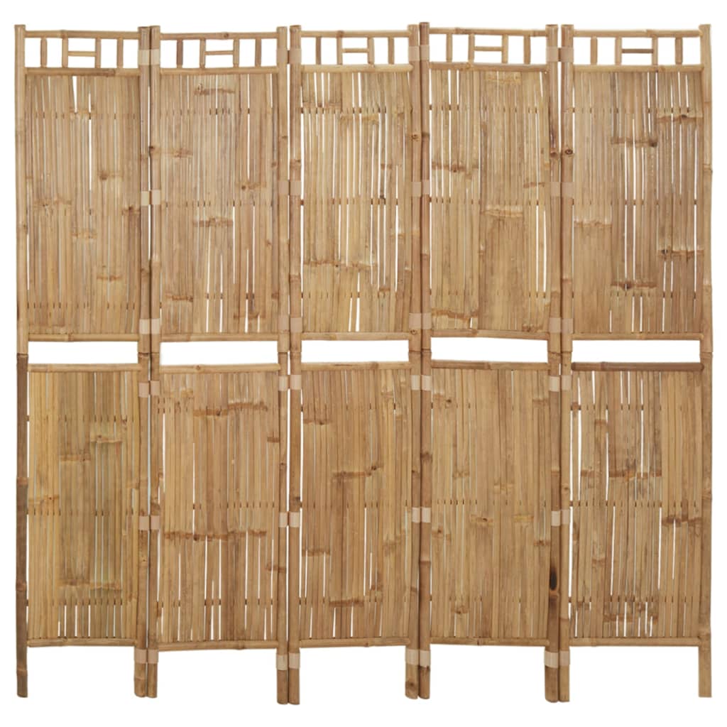 JUNG Vida 5-tlg. Raumteiler Bambus 200x180 cm